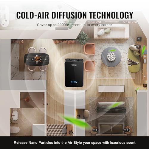 VEVOR Upgrade HVAC Scent Diffuser, Smart Scent Air Machine for Home, 180ML with Cold Air Technology VEVORBuy Supplements Australia
