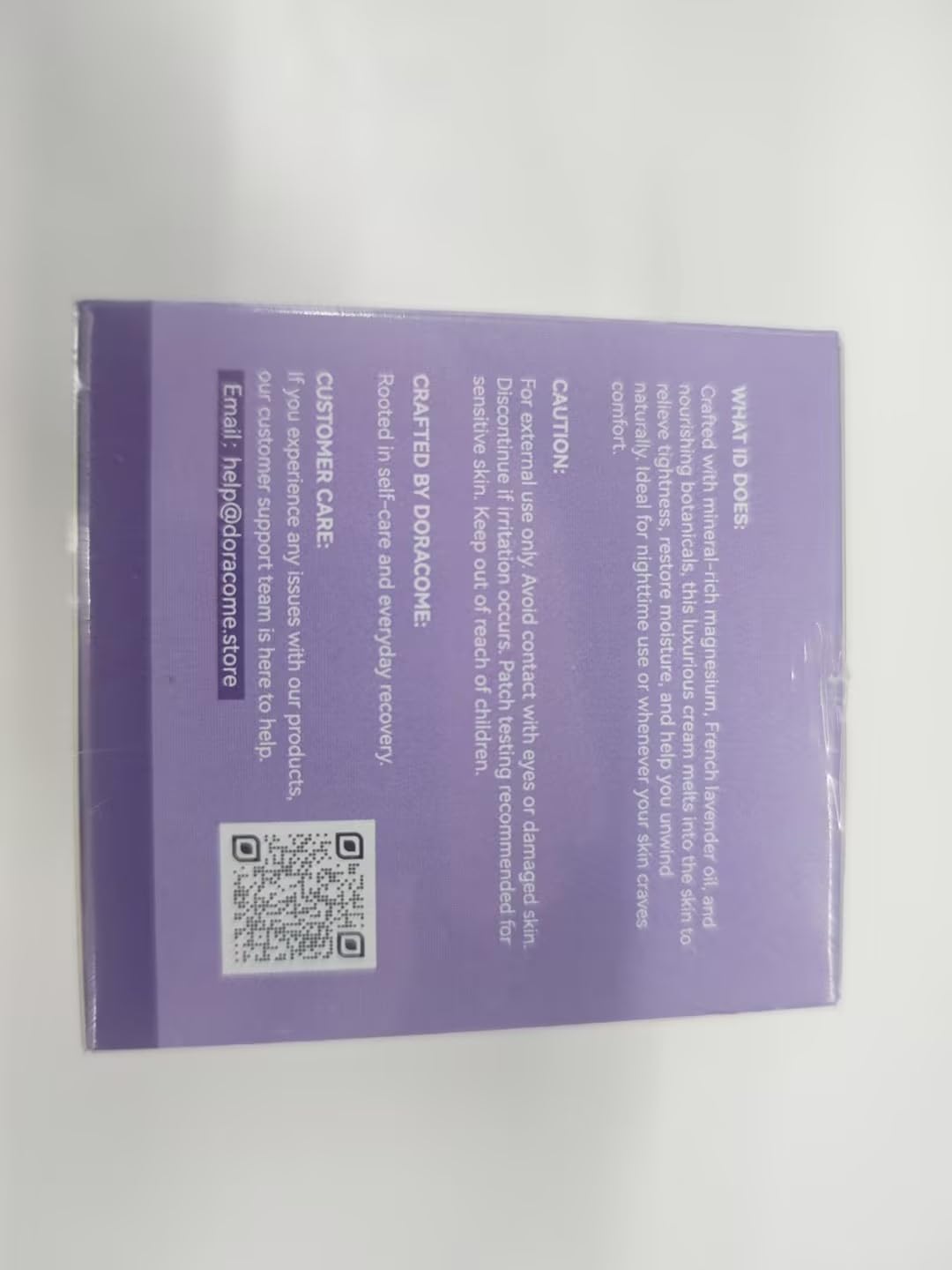 Doracome Magnesium Moisturizing Cream for Muscle Relief, Sleep Support and Stress Relief, Fast-Absorbing Formula,Skin Friendly,Lightly Scented-SJX DoracomeBuy Supplements Australia