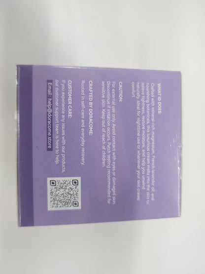Doracome Magnesium Moisturizing Cream for Muscle Relief, Sleep Support and Stress Relief, Fast-Absorbing Formula,Skin Friendly,Lightly Scented-SJX DoracomeBuy Supplements Australia