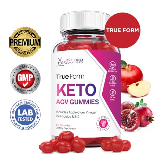 Justified Laboratories True Form Keto ACV Gummies 1000MG Vegan Non GMO Justified LaboratoriesBuy Supplements Australia