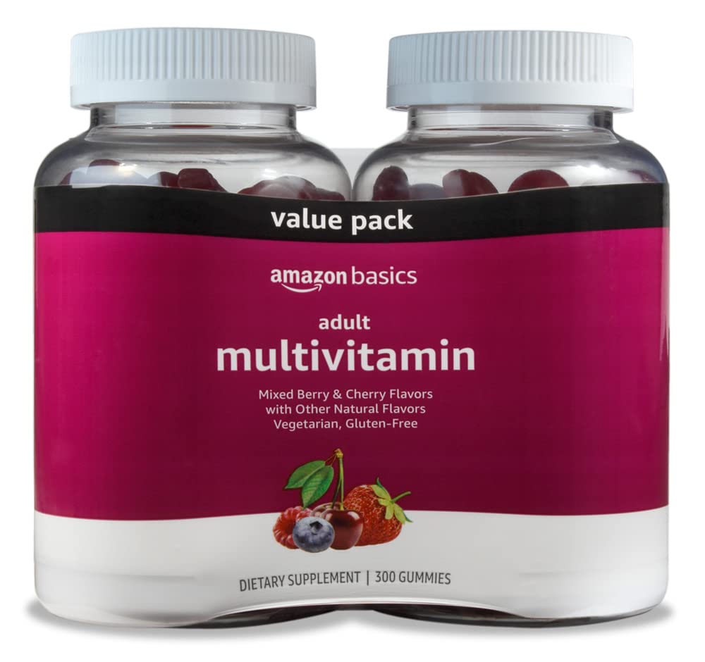 Amazon Basics Adult Multivitamin, 300 Gummies, 150-Day Supply, 150 Ct Amazon BasicsBuy Supplements Australia