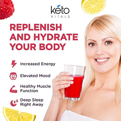 Keto Vitals Electrolytes Powder - Sugar Free Keto Electrolytes Powder with Potassium Keto VitalsBuy Supplements Australia