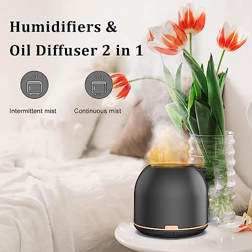Flame-Light Aroma Diffuser,Ultrasonic Aromatherapy Diffuser with Auto-Off Function Timers OtheyaBuy Supplements Australia