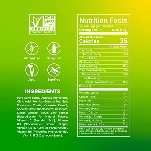 Liquid I.V. Hydration + Energy Multiplier - Lemon Ginger - Hydration Powder Packets Liquid I.V.Buy Supplements Australia
