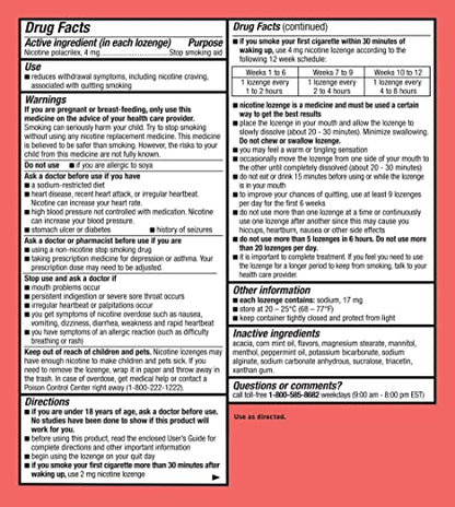 Habitrol Nicotine Lozenges 4 mg Mint Flavor - 72 Count – Stop Smoking Aid HabitrolBuy Supplements Australia