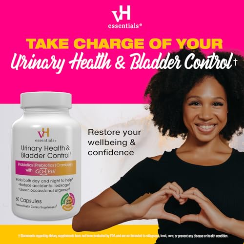 vH essentials Urinary Health & Bladder Control, Cranberry Extract, Prebiotics and Probiotics vH essentialsBuy Supplements Australia