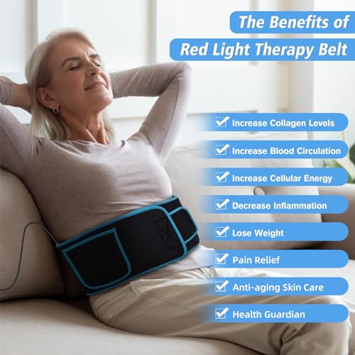 Red Light Therapy Near Infrared Light Therapy Wrap Belt for Body with Timer for Waist Back Shoulder AKYSUNBuy Supplements Australia
