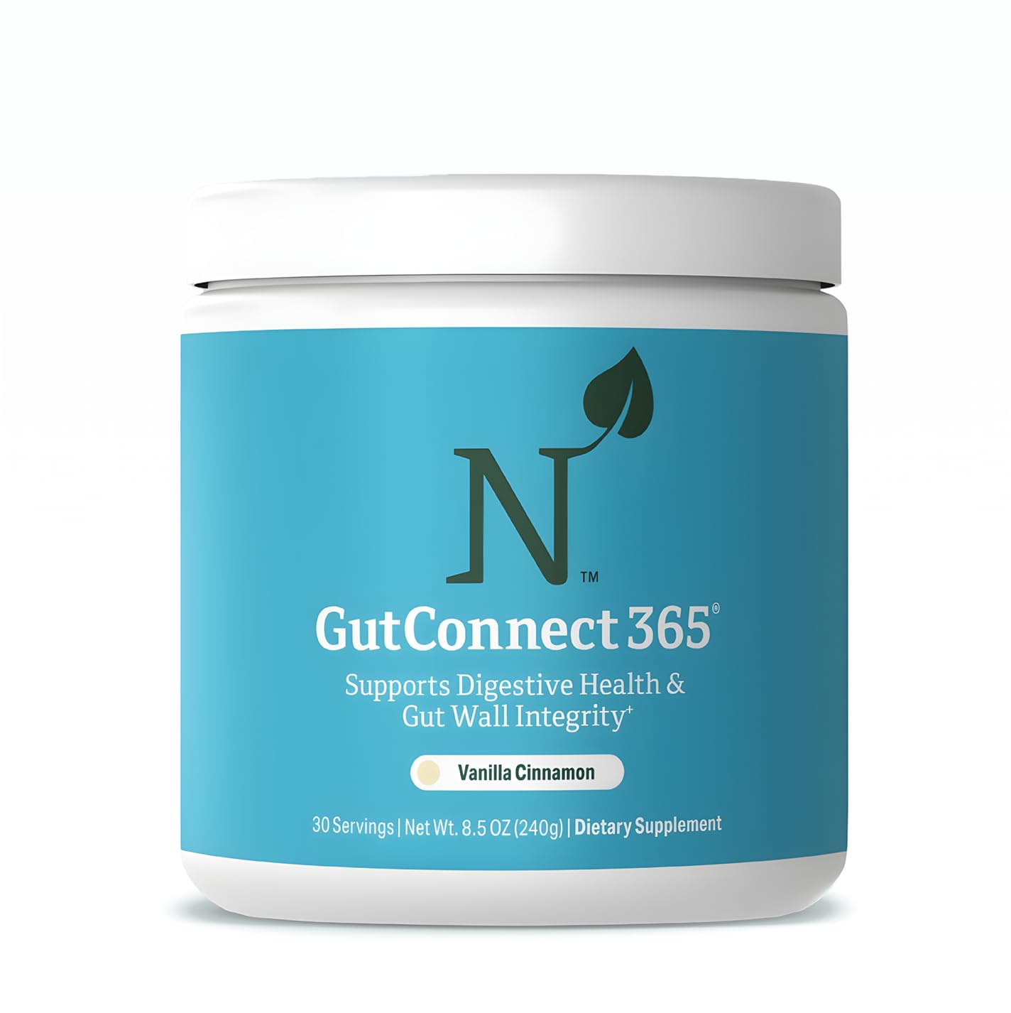 GutConnect 365 Gut Health Superfood Powder | Formulated With Slippery Elm Bark & L Glutamine | Vegan Certified | Allergen Free | Non-GMO | Soy Free | Made in the USA | 30 Servings – Vanilla Cinnamon Nature M.D.Buy Supplements Australia