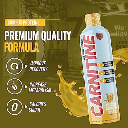 Campus Protein - Carnitine Liquid Supplement, Weight Loss Aid for Natural Energy Campus ProteinBuy Supplements Australia