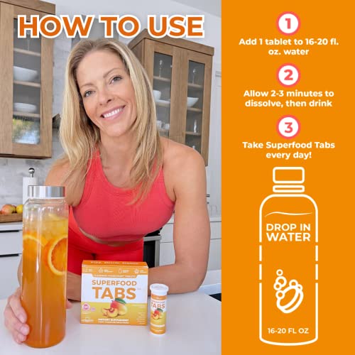 skinnytabs Superfood Tabs Detox Cleanse Drink - Fizzy Nutrition Supplement skinnytabsBuy Supplements Australia