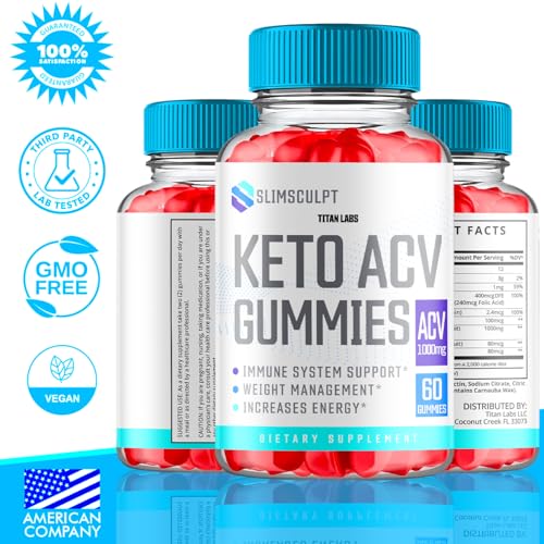 (2 Pack) Slimsculpt Keto ACV Gummies, Slim Sculpt Keto ACV Gummies Advanced Weight Loss 1000MG Titan LabsBuy Supplements Australia