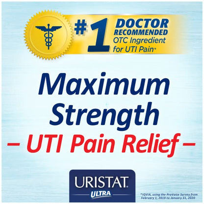 URISTAT Ultra UTI Pain Relief, Cranberry Flavored Coating, 30 Tablets (Pack of 2) URISTATBuy Supplements Australia