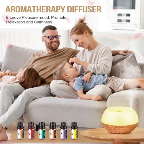 Aromatherapy Essential Oil Diffuser: Cool Mist Aroma Diffuser for Home - Colorful Light Create Ambience GrevolBuy Supplements Australia