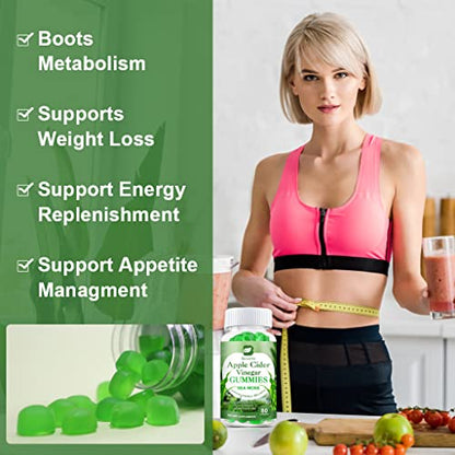 B BEWORTHS Apple Cider Vinegar & Sea Moss Gummies, Organic ACV Gummies B BEWORTHSBuy Supplements Australia