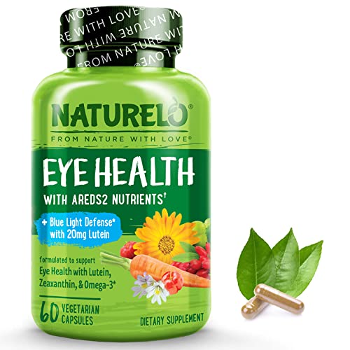 NATURELO Eye Vitamins - AREDS 2 Formula Nutrients with Lutein, Zeaxan NATURELOBuy Supplements Australia