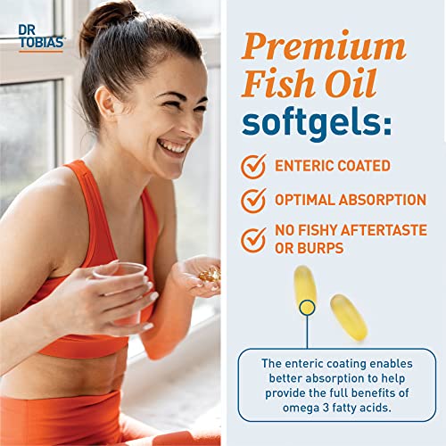Dr. Tobias Omega 3 Fish Oil, 800 mg EPA 600 mg DHA Omega 3 Supplement for Heart Dr. TobiasBuy Supplements Australia
