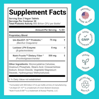 Probiotics for Women and Men - with Natural Lactase Enzyme and Prebiotic Nutrition EssentialsBuy Supplements Australia