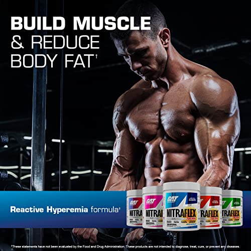 GAT SPORT NITRAFLEX Burn, Pre Workout Thermogenic Powder, Apple Melon, 30 Servings GAT SPORTBuy Supplements Australia