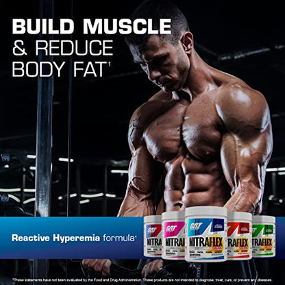 GAT SPORT NITRAFLEX Burn, Pre Workout Thermogenic Powder, Apple Melon, 30 Servings GAT SPORTBuy Supplements Australia