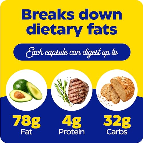 Enzymedica Lypo Gold, Digestive Enzymes for Fat Digestion, Offers Fast Acting Gas EnzymedicaBuy Supplements Australia