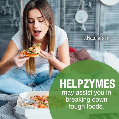 NaturalSlim Helpzymes Digestive Enzymes for Digestion, Bloating, Gas Reli NaturalSlimBuy Supplements Australia