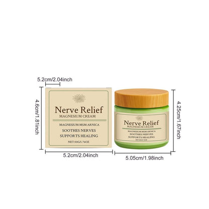 Total Relief Magnesium Cream - Nerve Relief Magnesium Cream with MSM & Arnica,Total ReliefCream for Muscle Relaxation, Soothes Nerves & Daily Soothing Support, Deep Hydration,50g/1.76oz Aus HealthcareBuy Supplements Australia