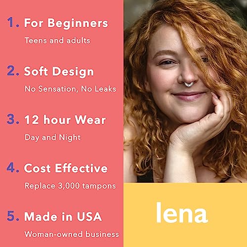 Lena Cup Reusable Menstrual Cup | Purple, Large | Experienced and Advanced Cup Users LenaBuy Supplements Australia