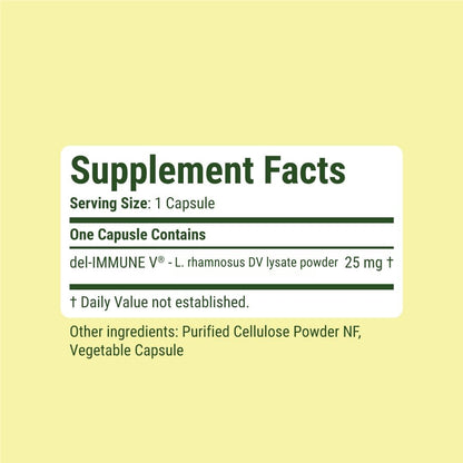 Del-Immune V Daily by Stellar Biotics, All-Natural Immune Support & Gut Health, Immediate Care, Metabiotic: NextGen Probiotic Therapy (60 Caps) Del-Immune VBuy Supplements Australia