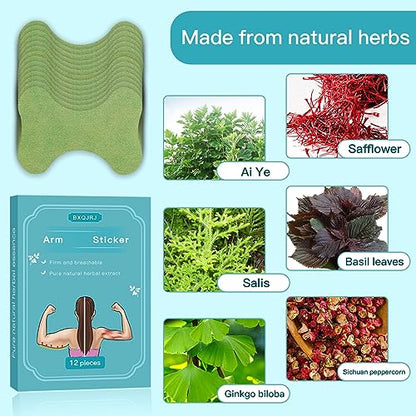 Mugwort Patch - Natural Herbal Patch for Women and Men (12) BXQJRJBuy Supplements Australia