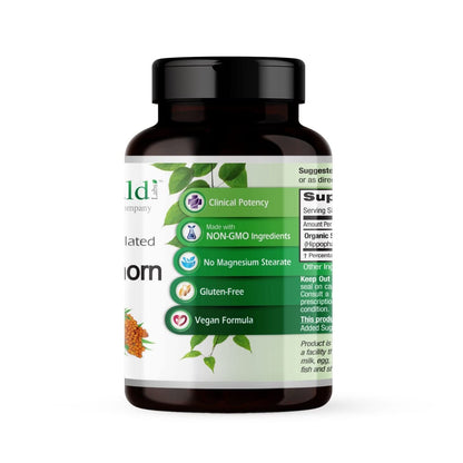 EMERALD LABS Sea Buckthorn - Dietary Supplement with Vitamins C, E & Omega 7 - Supports Adrenal, Energy, Skin & Immune Health - 60 Vegetable Capsules (30-Day Supply) EMERALD LABSBuy Supplements Australia
