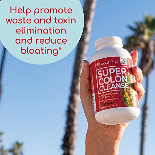 Health Plus Super Colon Cleanse Digestive Support | Constipation Relief to Reduce Bloating Health PlusBuy Supplements Australia