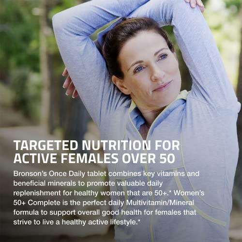 Bronson ONE Daily Women’s 50+ Complete Multivitamin Multimineral, 90 Tablets BronsonBuy Supplements Australia