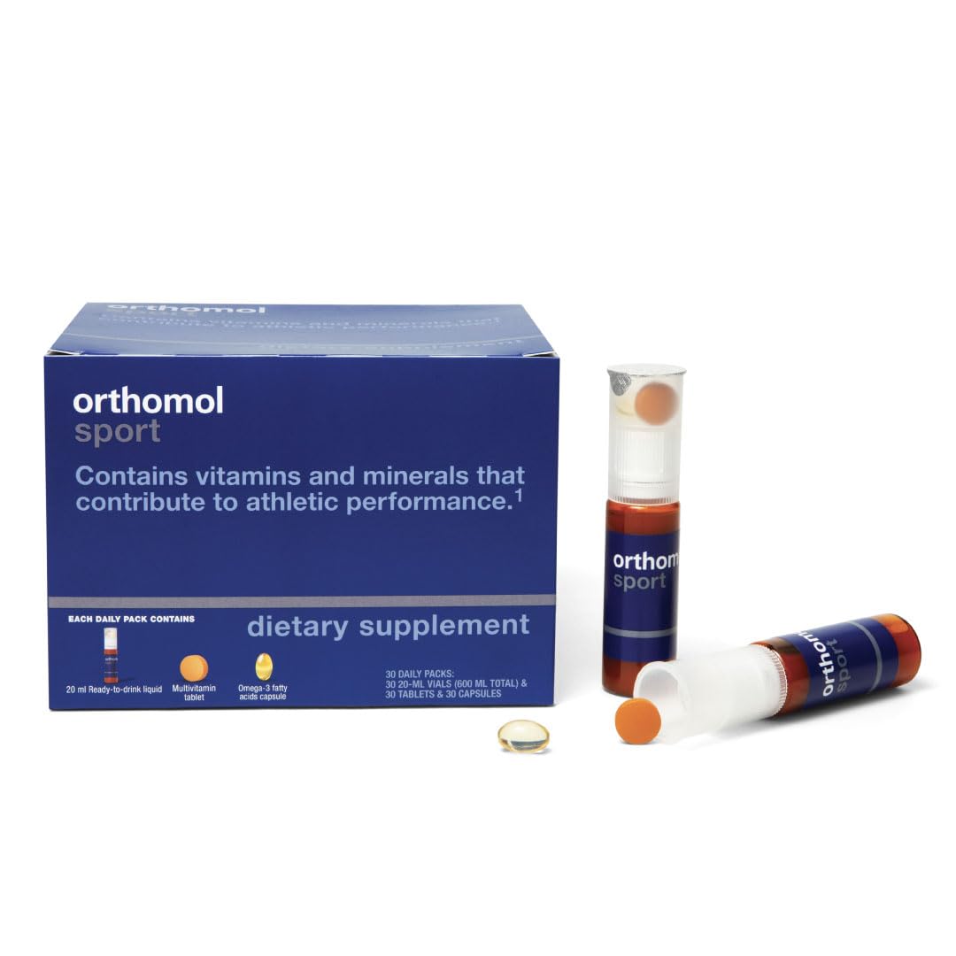 Orthomol Sport, 30-Day Supply, Premium Sports Nutrition Supplement with Vitamins A, B, C, D, E, Zinc, Iodine, Coenzyme Q10, L-Carnitine, Omega-3, and Essential Minerals for Optimal Performance OrthomolBuy Supplements Australia