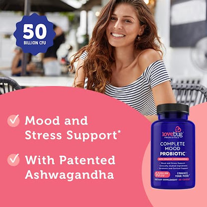 Lovebug Complete Mood Probiotic | 10 Clinically Studied Probiotic Strains & Patented lovebug PROBIOTICSBuy Supplements Australia