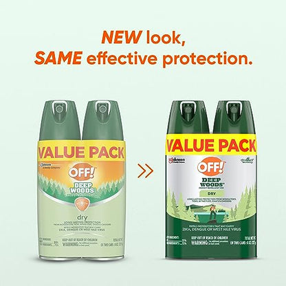 OFF! Deep Woods Insect Repellent Aerosol, Dry, Non-Greasy Formula, Bug OFF!Buy Supplements Australia