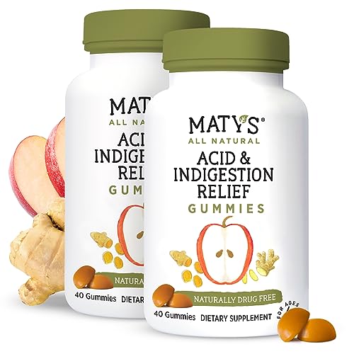 Matys Acid & Indigestion Relief Gummies, Safe Antacid for Occasional Acid Reflux 