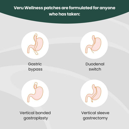 Veru Wellness Bariatric Immune, D3/K2 - Post Bariatric Gastric Bypass and Sleeve Gastrectomy - Non Ingest Patch (60 Days) Veru WellnessBuy Supplements Australia