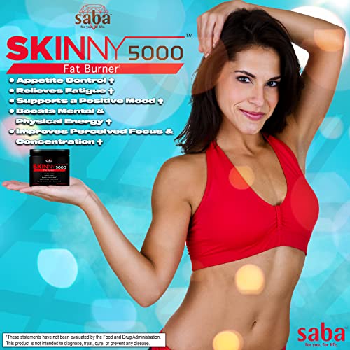 Saba Skinny 5000 -Fat Loss -Weight Loss-Appetite Control -Mild Jitter-Free Energy- Focus SabaBuy Supplements Australia