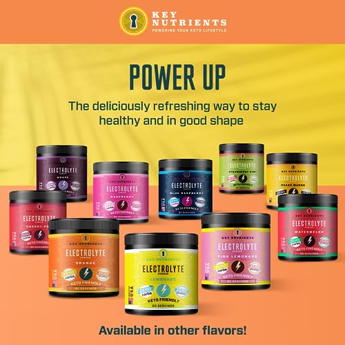 Key Nutrients Electrolytes Powder - Tropical Peach Mango Drink Mix 90 Servings KEY NUTRIENTSBuy Supplements Australia