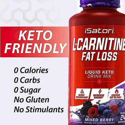 iSatori L-Carnitine Liquid Metabolic Enhancer and Energy Booster - Health and Fitness iSatoriBuy Supplements Australia