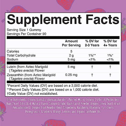 MaryRuth's Eye Care Gummies | Zeaxanthin and Lutein | 45 Day Supply MaryRuth OrganicsBuy Supplements Australia