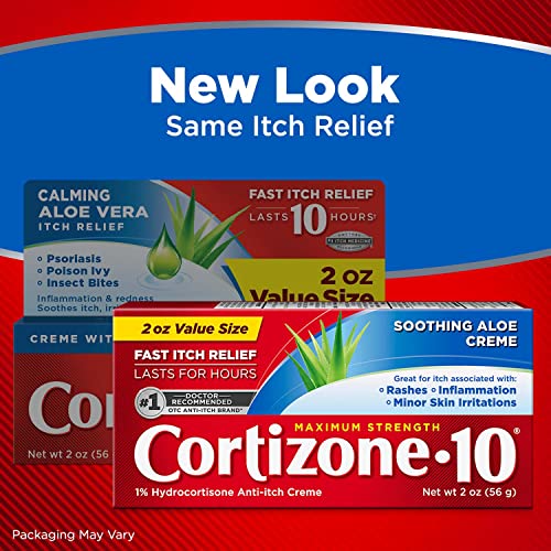 Cortizone 10 Maximum Strength Anti-Itch Cream with Soothing Aloe, 1% Hyd Cortizone 10Buy Supplements Australia