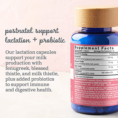 Mommy's Bliss Postnatal Lactation Support Supplement with Probiotics: Support Breastfeeding Mommy's BlissBuy Supplements Australia