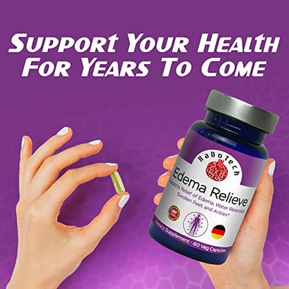 RaDoTech - Edema Relief Water Pills, Natural Diuretics for Water Retention, Foot Swelling RaDoTechBuy Supplements Australia