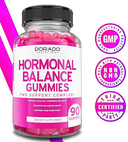 Hormonal Balance For Women & PMS Relief Gummies (90 Gummies) - Support Cramps DORADO NUTRITIONBuy Supplements Australia