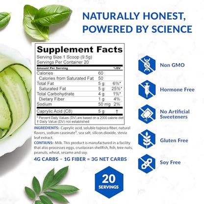 BioTrust Keto Elevate – Pure C8 MCT Oil Powder – Ketogenic Diet Supplement BioTrustBuy Supplements Australia