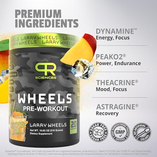 Larry Wheels' Pre Workout - Energy Drink Powder - Pre Workout Powder for Men & Women PR SciencesBuy Supplements Australia