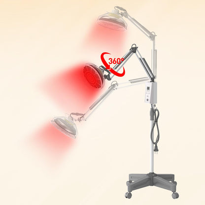 TDP and Infrared Red Light Therapy with Base, 2 in 1 Infrared Heat Lamp Device with 275W Bulb YUNCHIBuy Supplements Australia