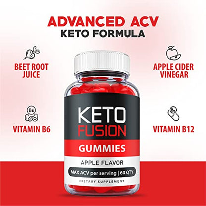 Keto Fusion Gummies - Official Formula, Vegan - Keto Fusion ACV Gummies Advanced HealthlyBuy Supplements Australia